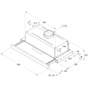 AKR749/1IX вытяжка Whirlpool телескопическая с двумя жиро-улавливающими фильтрами Кухонные вытяжки  - 16